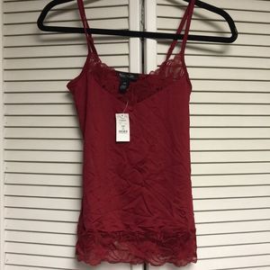 White house black market a Cami red size xs